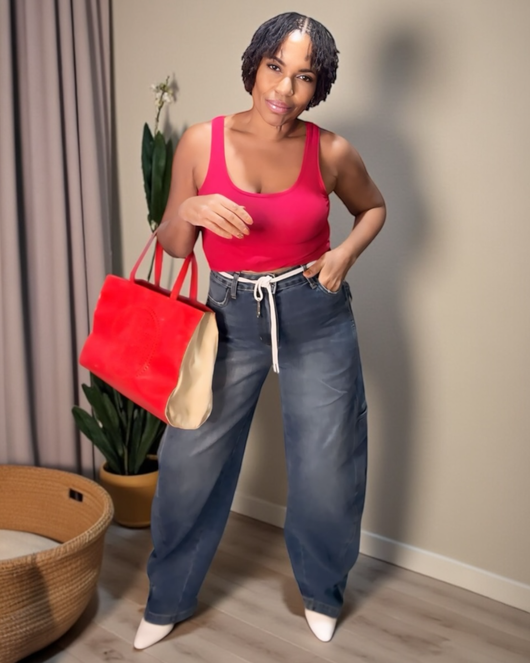 everyday barrel jeans