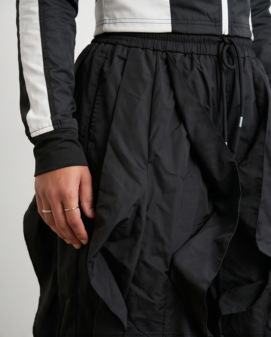 High Volume  Ruffle Pants