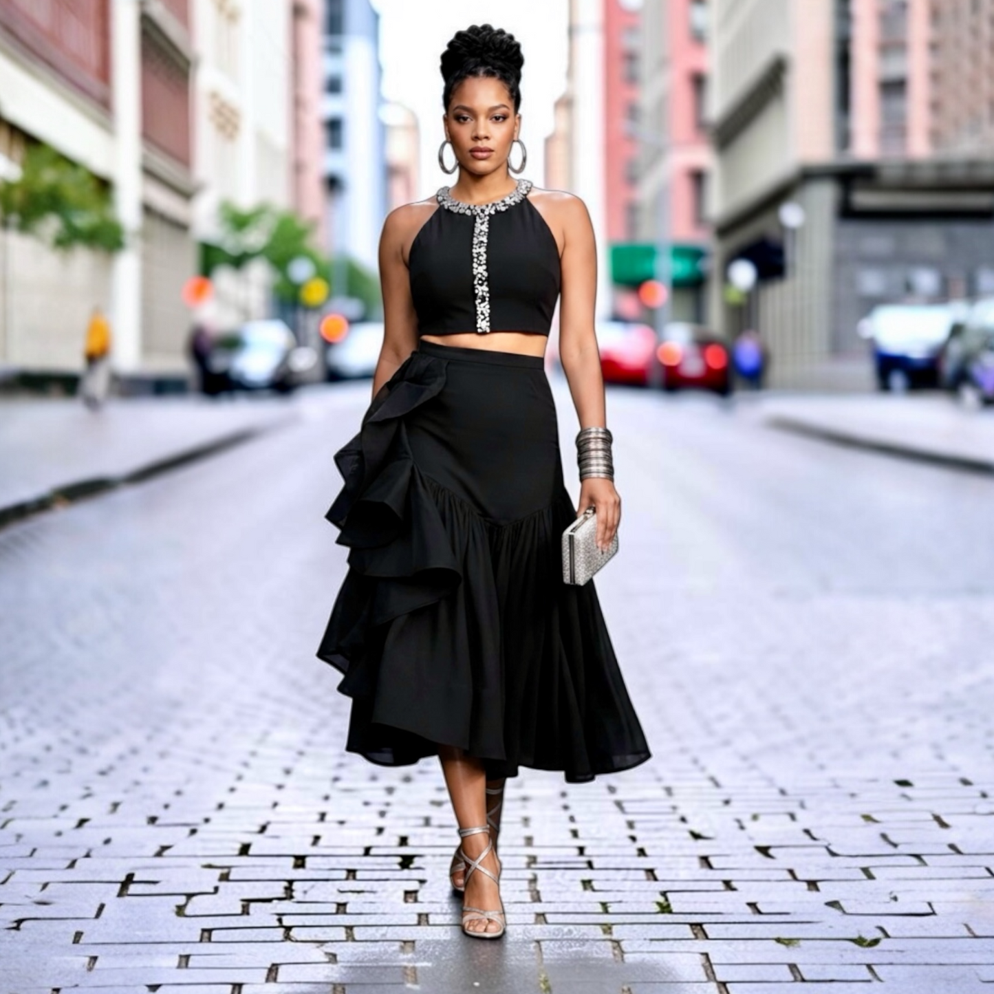 Midnight Midi Skirt