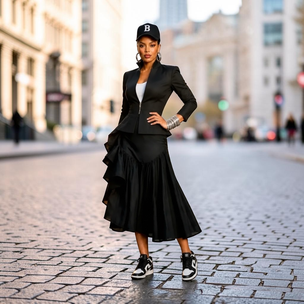 Midnight Midi Skirt