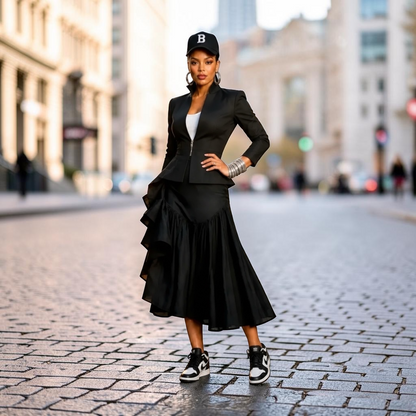 Midnight Midi Skirt