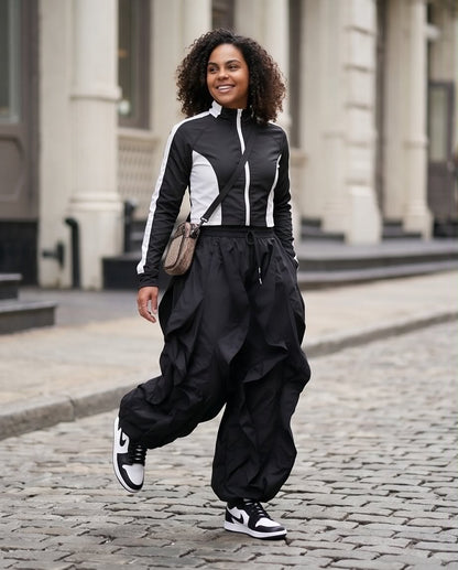 High Volume  Ruffle Pants
